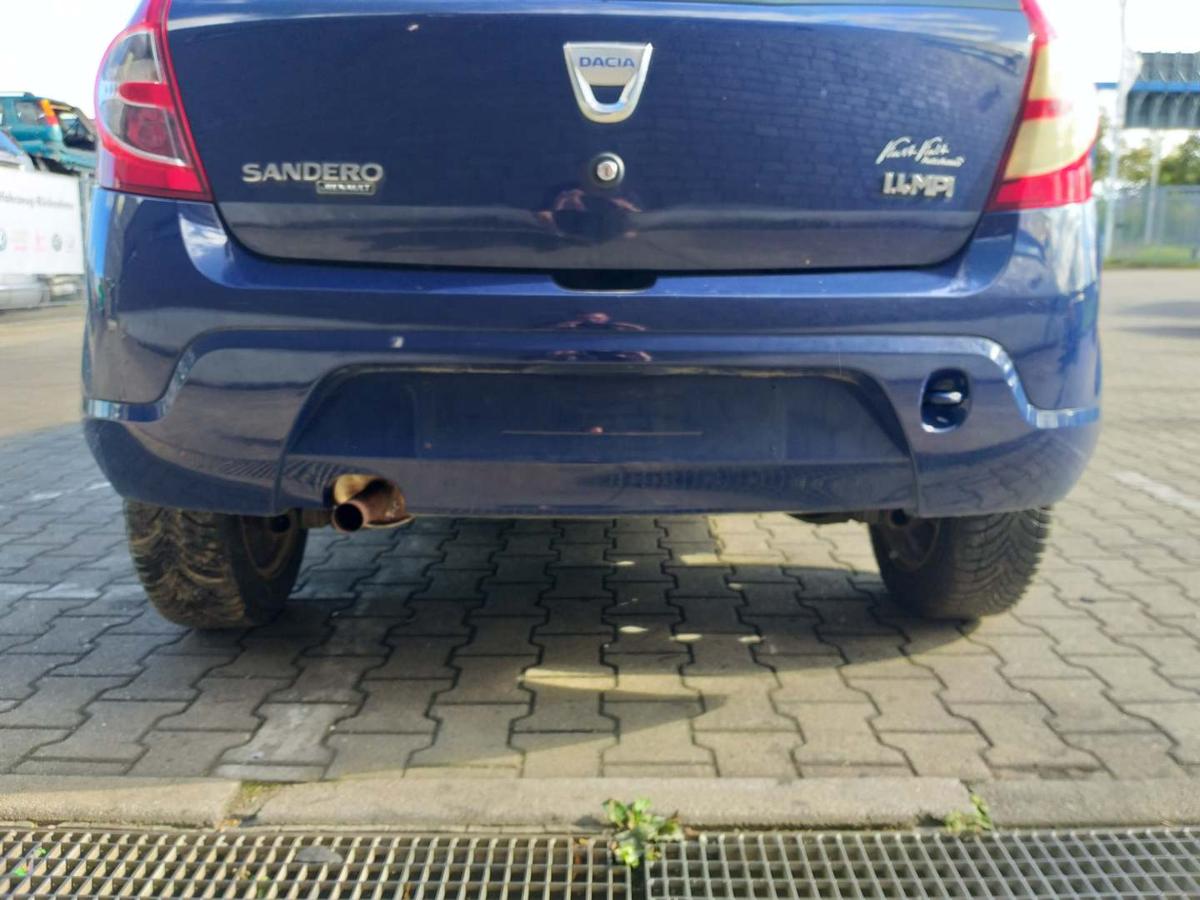 Dacia Sandero original Stoßstange Stossfänger hinten OV61H Blue Marine Bj.2009